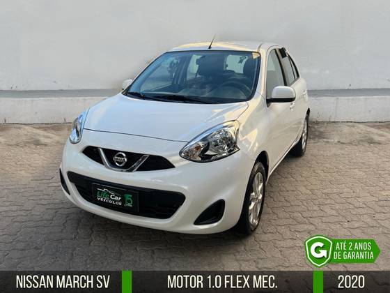 NISSAN MARCH 1.0 SV 12V FLEX 4P MANUAL NISSAN MARCH 1.0 SV 12V FLEX 4P MANUAL